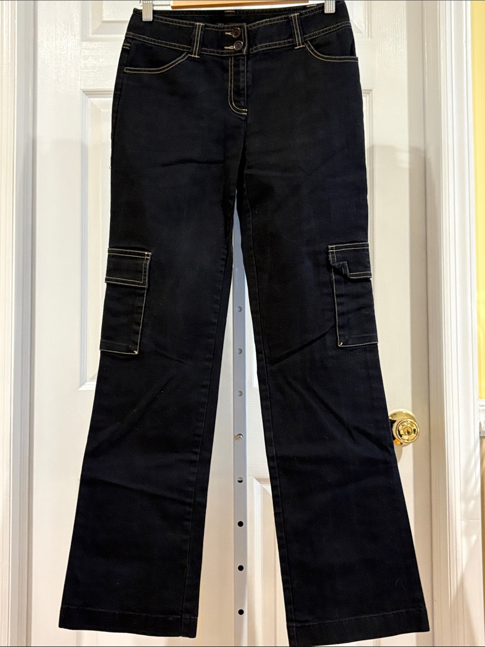 NWOT Women’s Black INC Cargo Jeans size 2